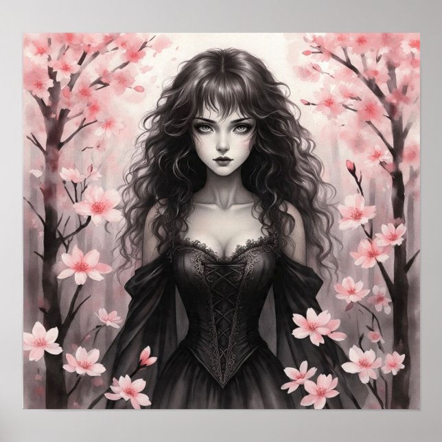 Poster CherryBlossomWitch (Devant)