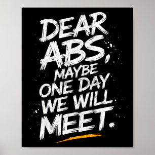 Poster Chers Abs Peut-Être Qu'Un Jour Nous Rencontrerons