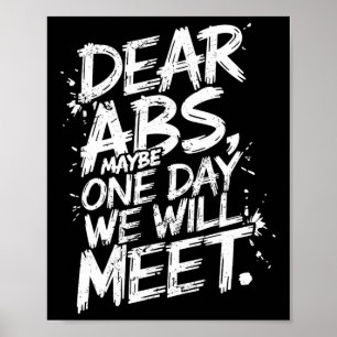 Poster Chers Abs Peut-Être Qu'Un Jour Nous Rencontrerons 