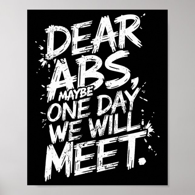 Poster Chers Abs Peut-Être Qu'Un Jour Nous Rencontrerons  (Devant)