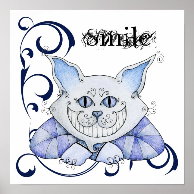 Poster Cheshire Cat (Devant)