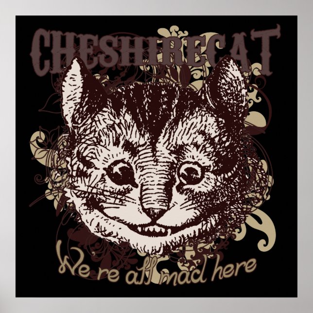 Poster Cheshire Chat Carnivale Style (Devant)