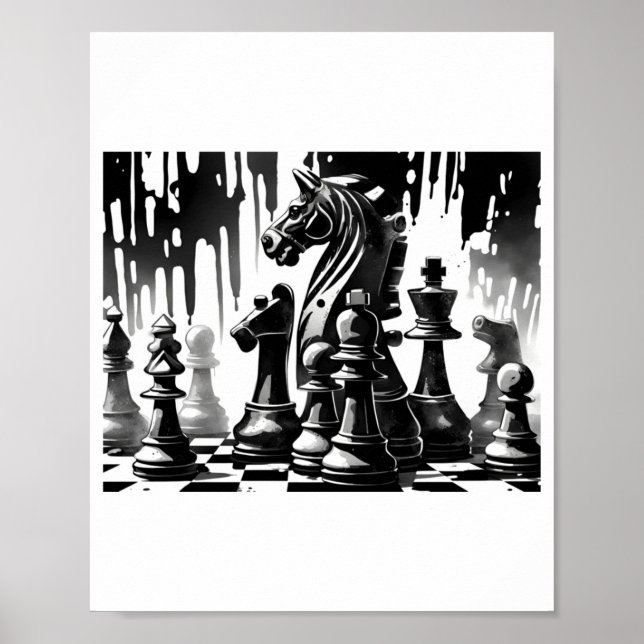 Poster Chess Board  (Devant)