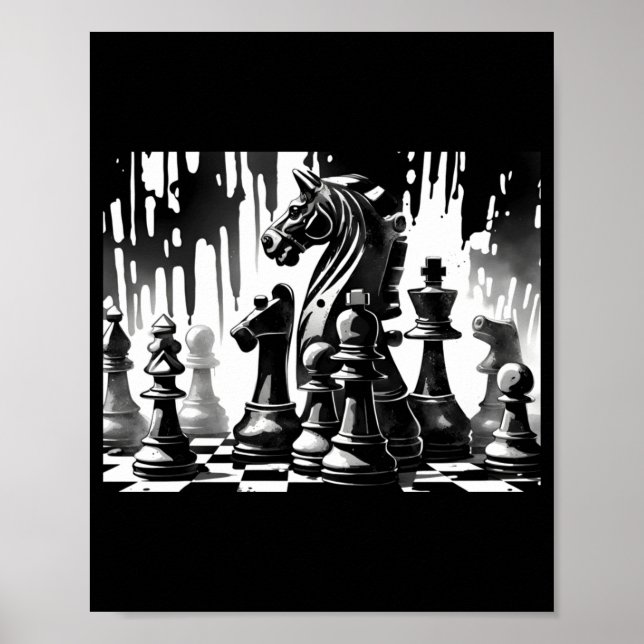 Poster Chess Board  (Devant)