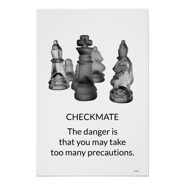 Poster Chess Checkmate (Devant)
