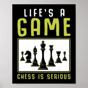 Poster Chess Heartbeat Chess Master Chess Club
