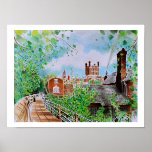 Poster Chester, Angleterre