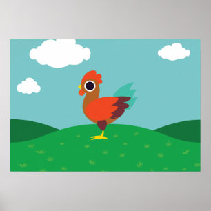 Poster Chester le coq