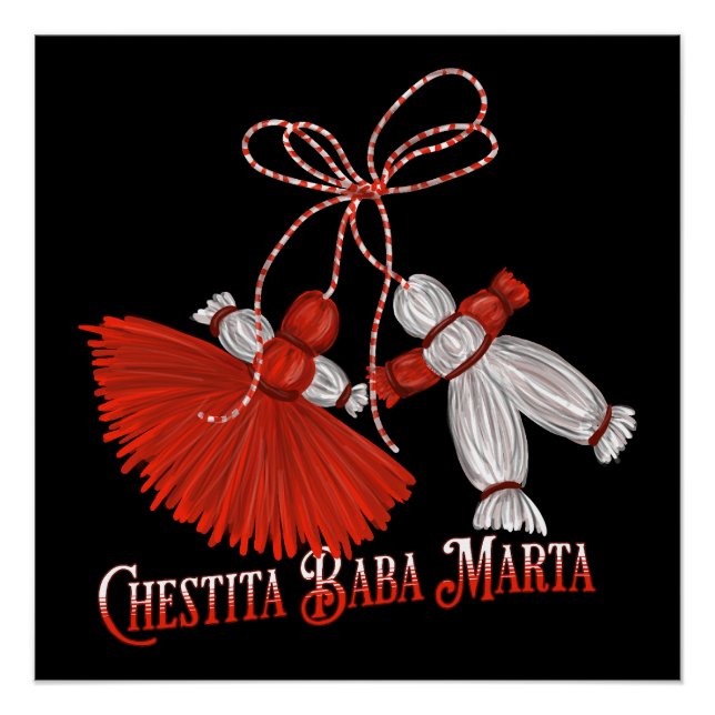 Poster Chestita Baba Marta Martenitsas (Devant)