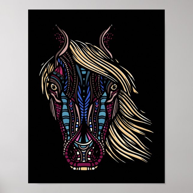 POSTER CHEVAL (Devant)