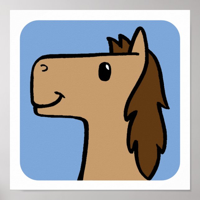 Poster Cheval (Devant)