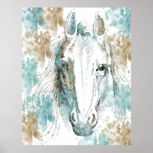 Poster Cheval