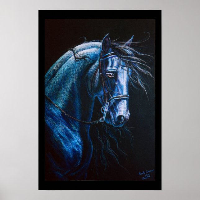 Poster Cheval baroque (Devant)