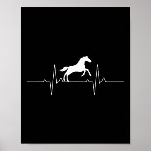 Poster Cheval cool Design Pour Hommes Femmes Equestre Hor