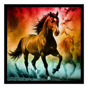 Poster Cheval courant