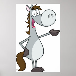 Poster Cheval de dessin