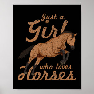 Poster Cheval équitation Amoureux des animaux Equestre fi