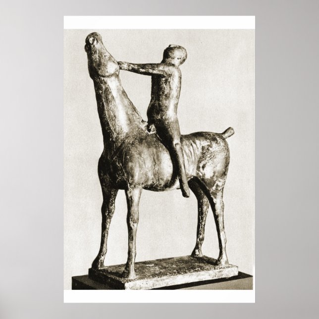 Poster cheval et cavalier, marino marini (Devant)