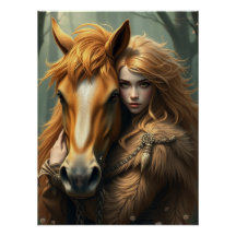 Cheval et compagnon Imaginaire Art