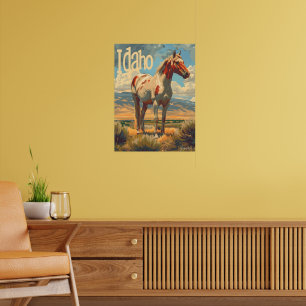 Poster Cheval Idaho Appaloosa