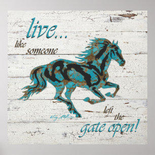 Poster Cheval inspirant