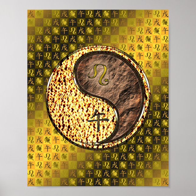 Poster Cheval Leo & Earth (Devant)