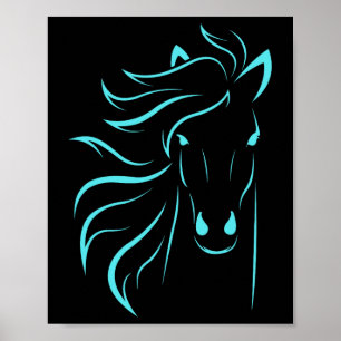 Poster Cheval Lover Cadeaux Femmes Equestre Hommes Horseb
