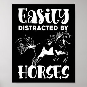 Poster Cheval Lover Cheval Equestre équitation Animal Drô