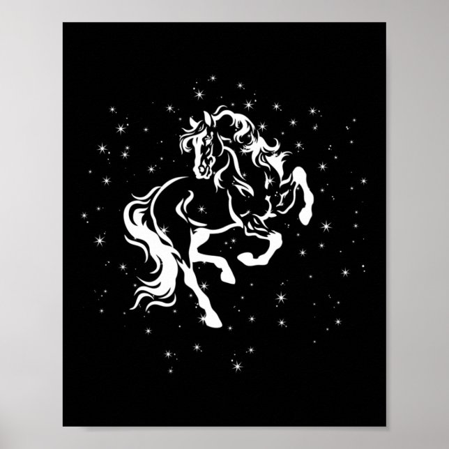 Poster Cheval Lover Horseback équitation Filles Ado Enfan (Devant)