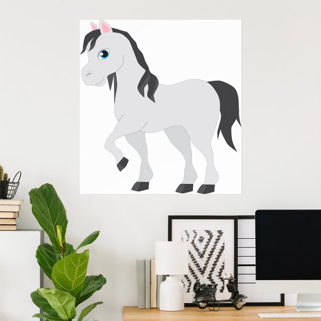 Poster Cheval mignon (Créateur téléchargé)