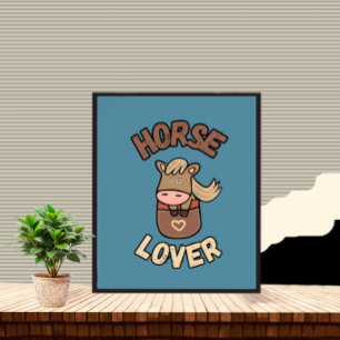 Poster Cheval mignon en poche