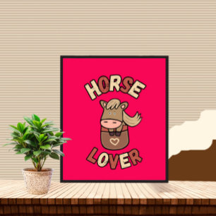 Poster Cheval mignon en poche