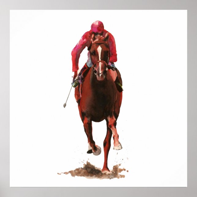 Poster Cheval pour murs (Devant)