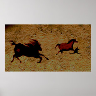 Poster Cheval rapide de Lascaux