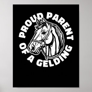 Poster Cheval Rider Gelding - Cheval Équitation Équitatio