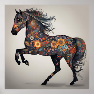Poster Cheval Whimsical