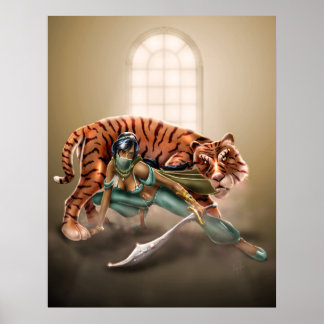 Poster Chevalier arabe