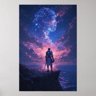Poster Chevalier Céleste