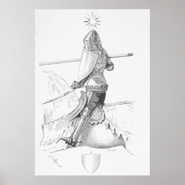 Poster Chevalier français (Devant)