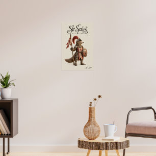 Poster Chevalier Pangolin