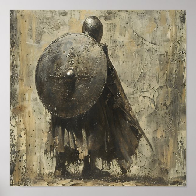 Poster Chevalier taché (Devant)