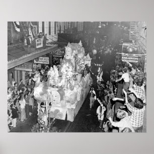 Poster Chevaliers de Babylone Nouvelle-Orléans Mardigras 