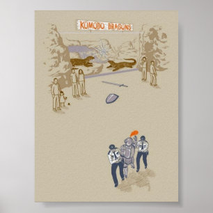 Poster Chevaliers et Dragons