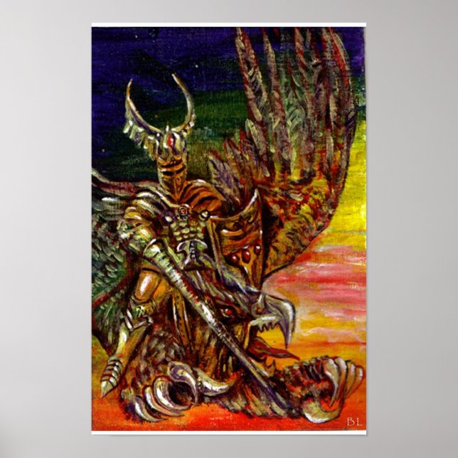 POSTER CHEVALLIER DES TÉNÈBRES (Devant)