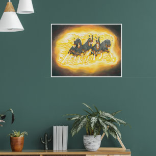 Poster Chevaux Apocalypse