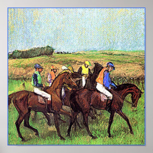 Poster Chevaux Degas