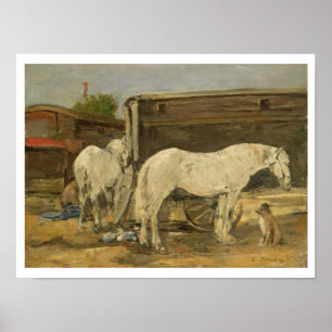 Poster Chevaux gitans, c.1885-90 (huile sur la toile)