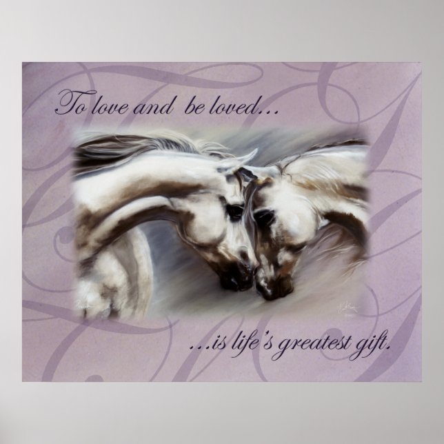 Poster Chevaux prélude par Kim McElroy (Devant)