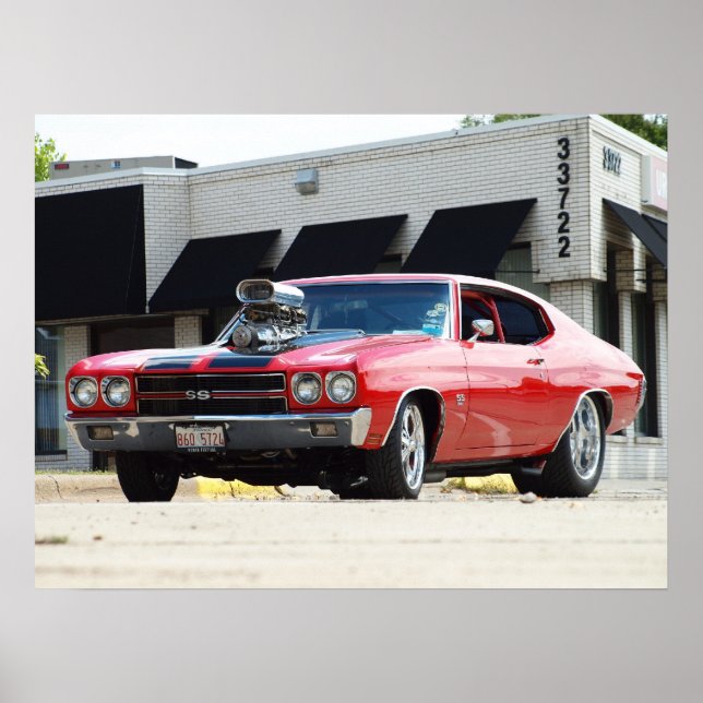 Poster Chevelle 396 1970 (Devant)