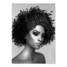 Cheveux afro Illustration 3D